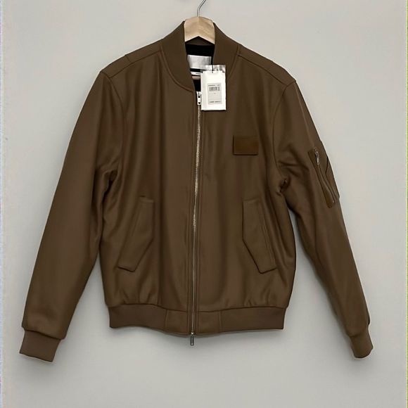 7FAM Tan Bomber M w/Italian Fabric - Picture 1 of 9